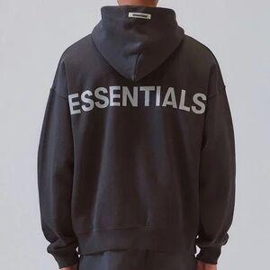 Essentials Black Hoodie